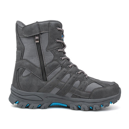 Cross-border Large Size Outdoor Mountaineering Tactical Boots Men's Tactical High-top Foreign Trade Casual Men's Military Boots Wholesale On Behalf Of