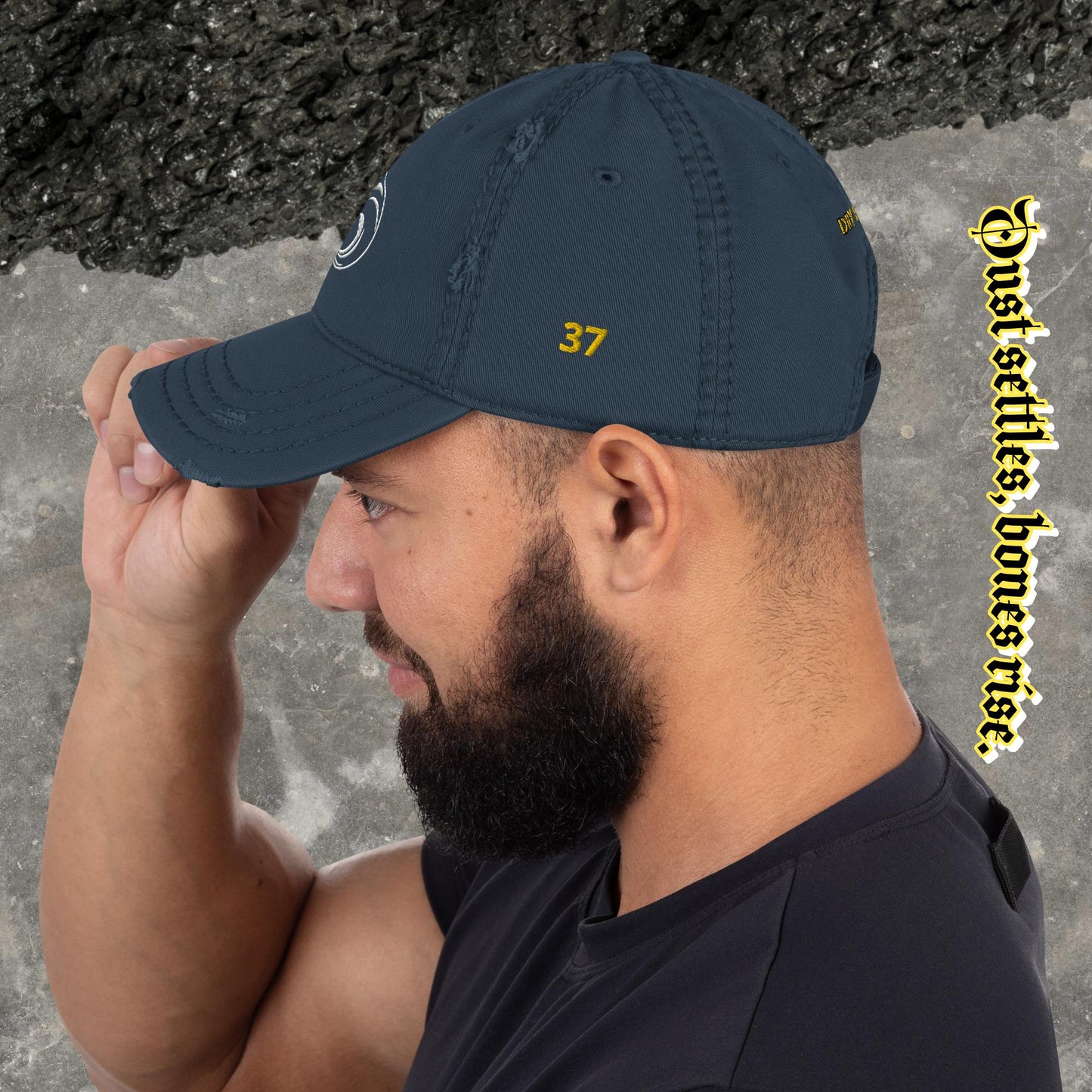 Ram Logo Distressed Dad Hat