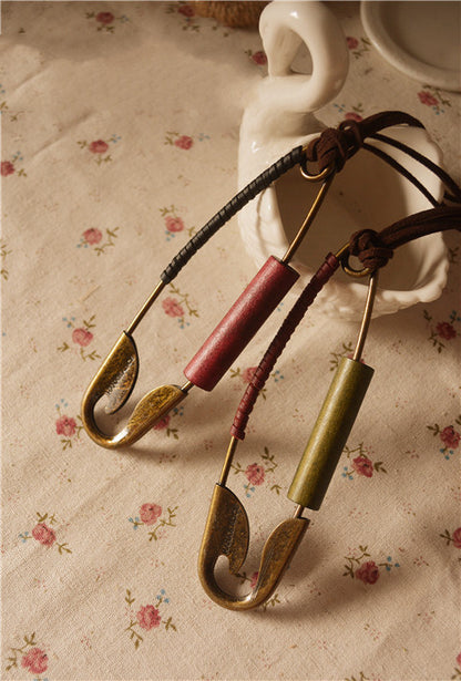 Literature And Art Ethnic Style Simple Wooden Bead Pendant Long