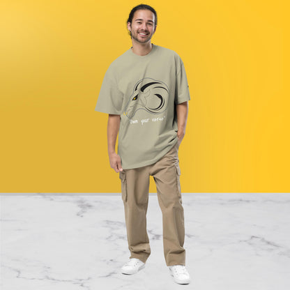 Logo Oversized faded t-shirt