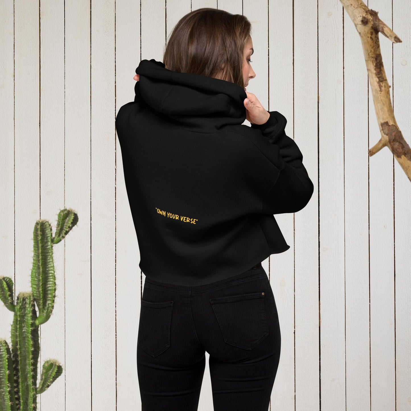 Logo Crop Hoodie