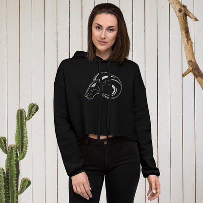 Logo Crop Hoodie