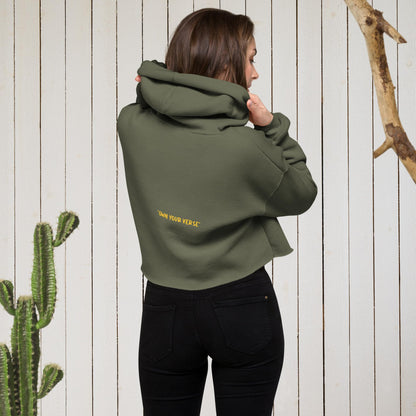 Logo Crop Hoodie