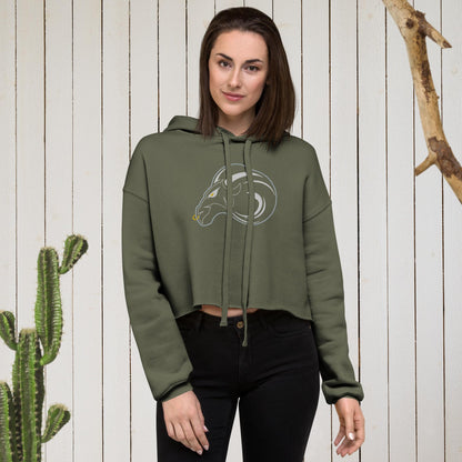 Logo Crop Hoodie